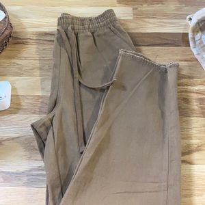 COPY - Cotton twill pant with raw hem